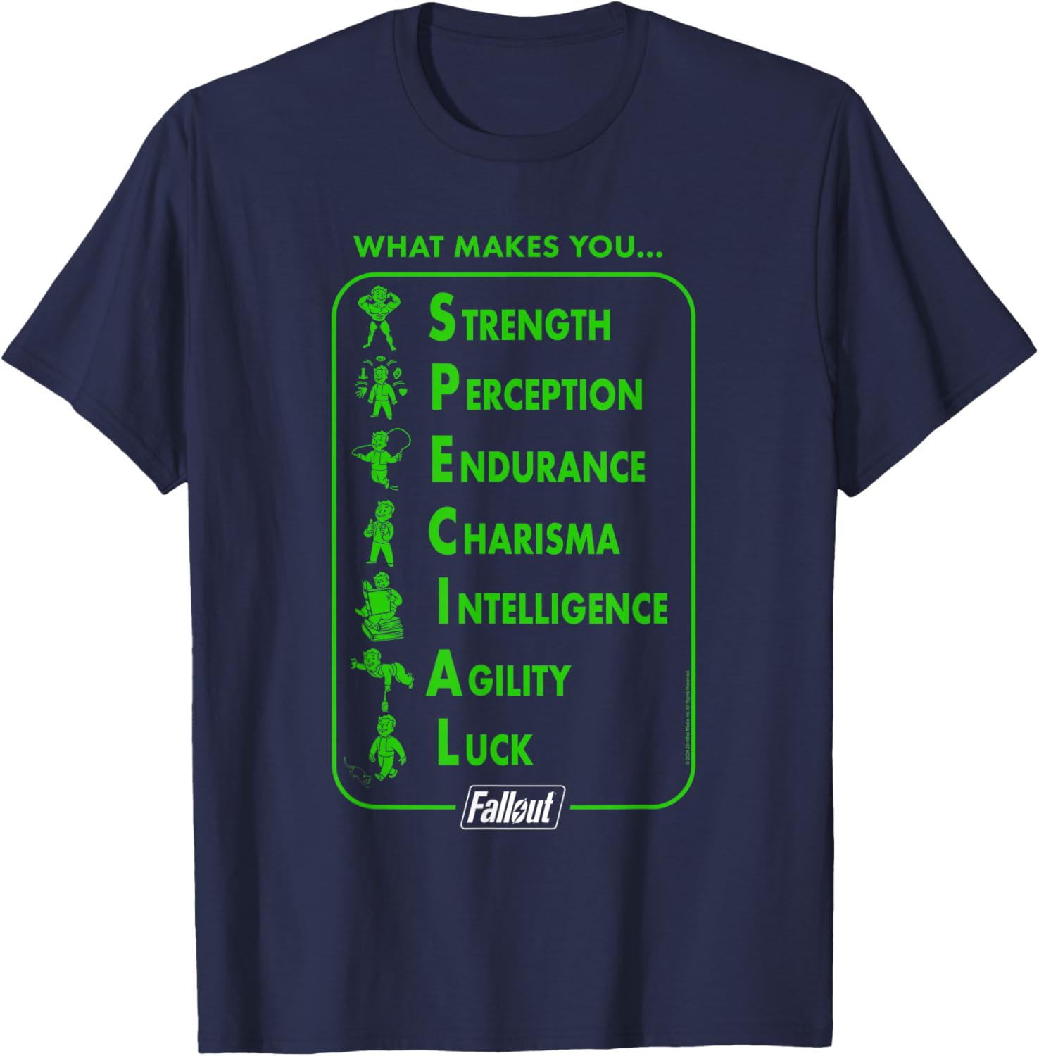 Ripple Junction x Fallout What Makes You SPECIAL Gaming , Black T-Shirt - T-Shirt | Navy