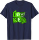 Green Color Low Key Green Graphic T-Shirt - T-Shirt | Navy