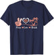 Leopard Peace Love Beach Cool Summer Vibes Beach Lovers T-Shirt - T-Shirt | Navy