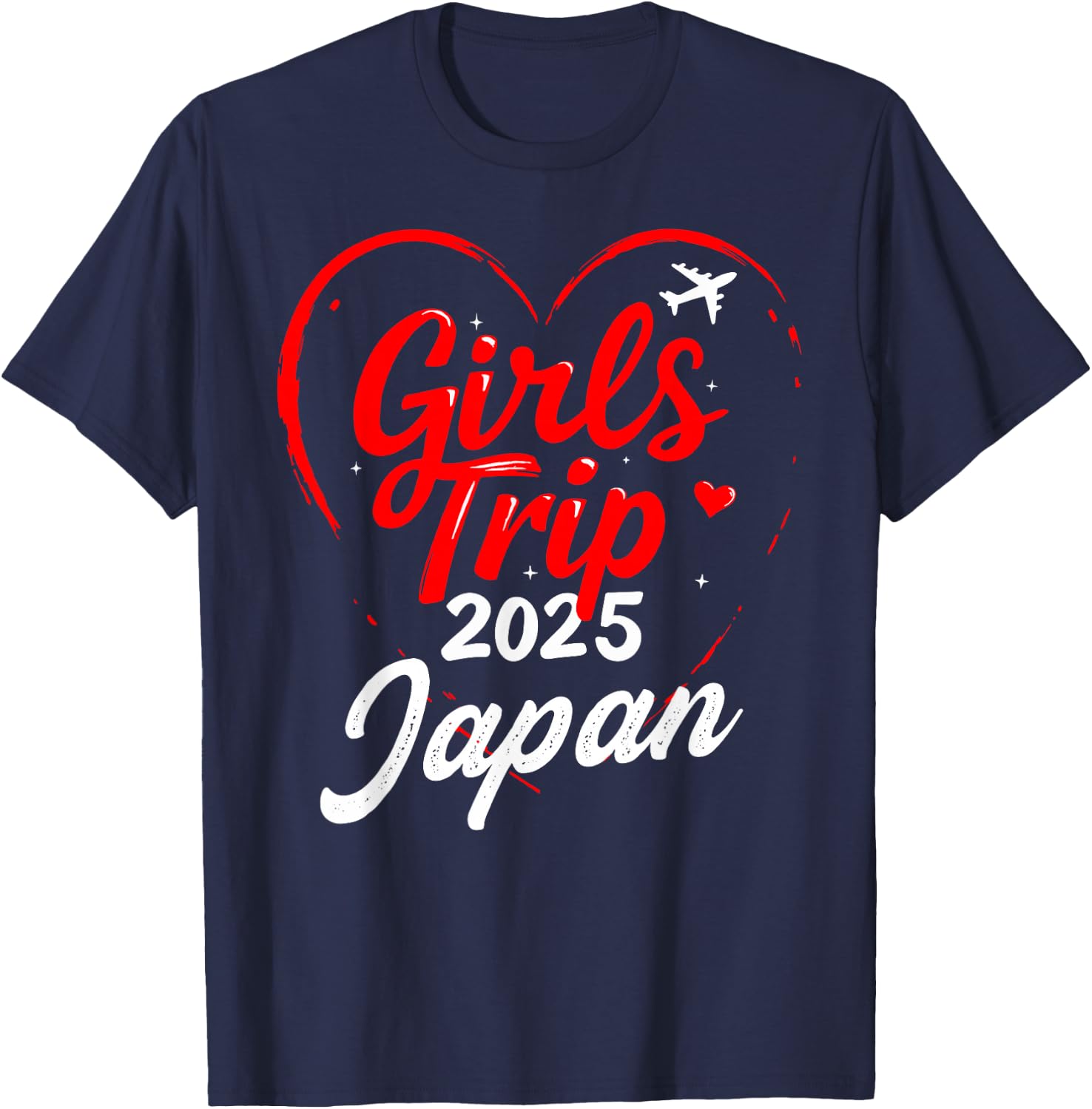 Girls Trip Japan 2025 Shirts Vacation Weekend Birthday Squad T-Shirt - T-Shirt | Navy