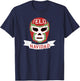 Lucha Libre Feliz Navidad Christmas Luchador Mask T-Shirt - T-Shirt | Navy