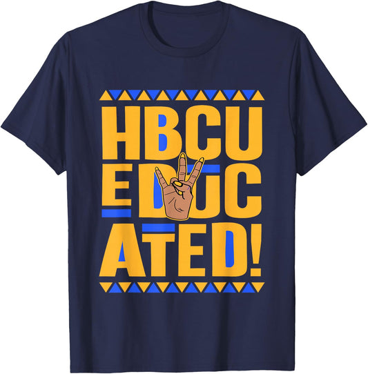 Sigma Gamma Rho Sorority HBCU Black Girl T-Shirt - T-Shirt | Navy