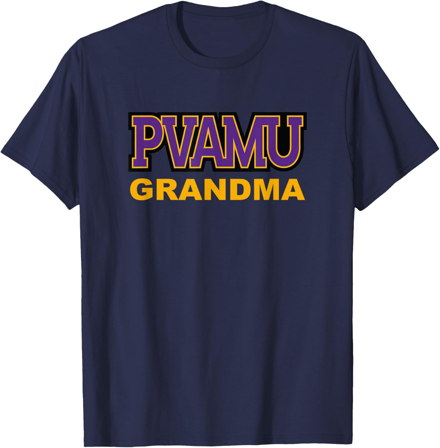 Prairie View A&M University Panthers Grandma T-Shirt - T-Shirt | Navy