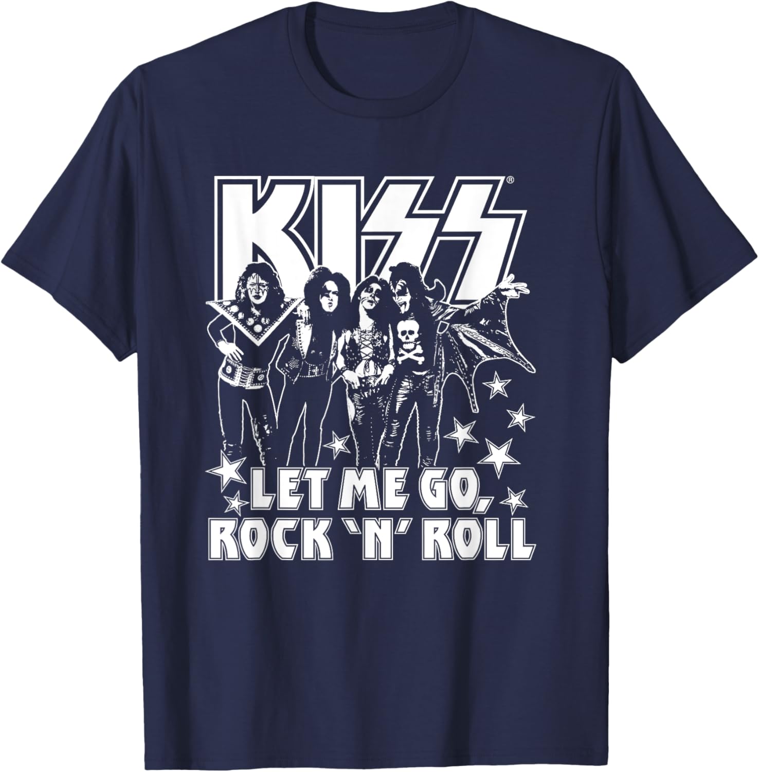 KISS - Let Me Go T-Shirt - T-Shirt | Navy