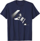 Mark Mothersbaugh Devo Live Photo By Martin O'Neill T-Shirt - T-Shirt | Navy