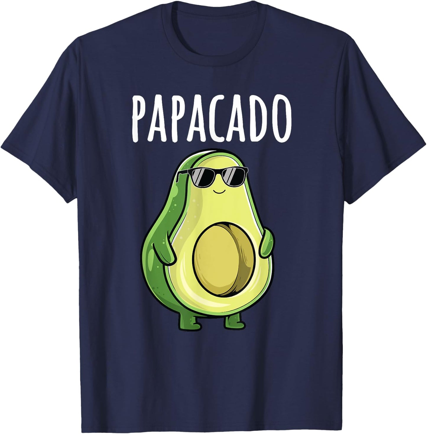 Pregnancy Announcement Shirts Men Dad Funny Papacado T-Shirt - T-Shirt | Navy