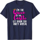I’m The Queen of The Castle Get Down You Dirty Rascal Small T-Shirt - T-Shirt | Navy
