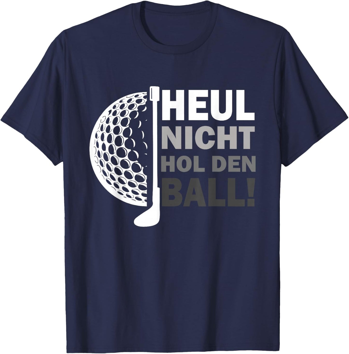 Witziges Golfspieler Golf Golfball Golfschläger T-Shirt - T-Shirt | Navy