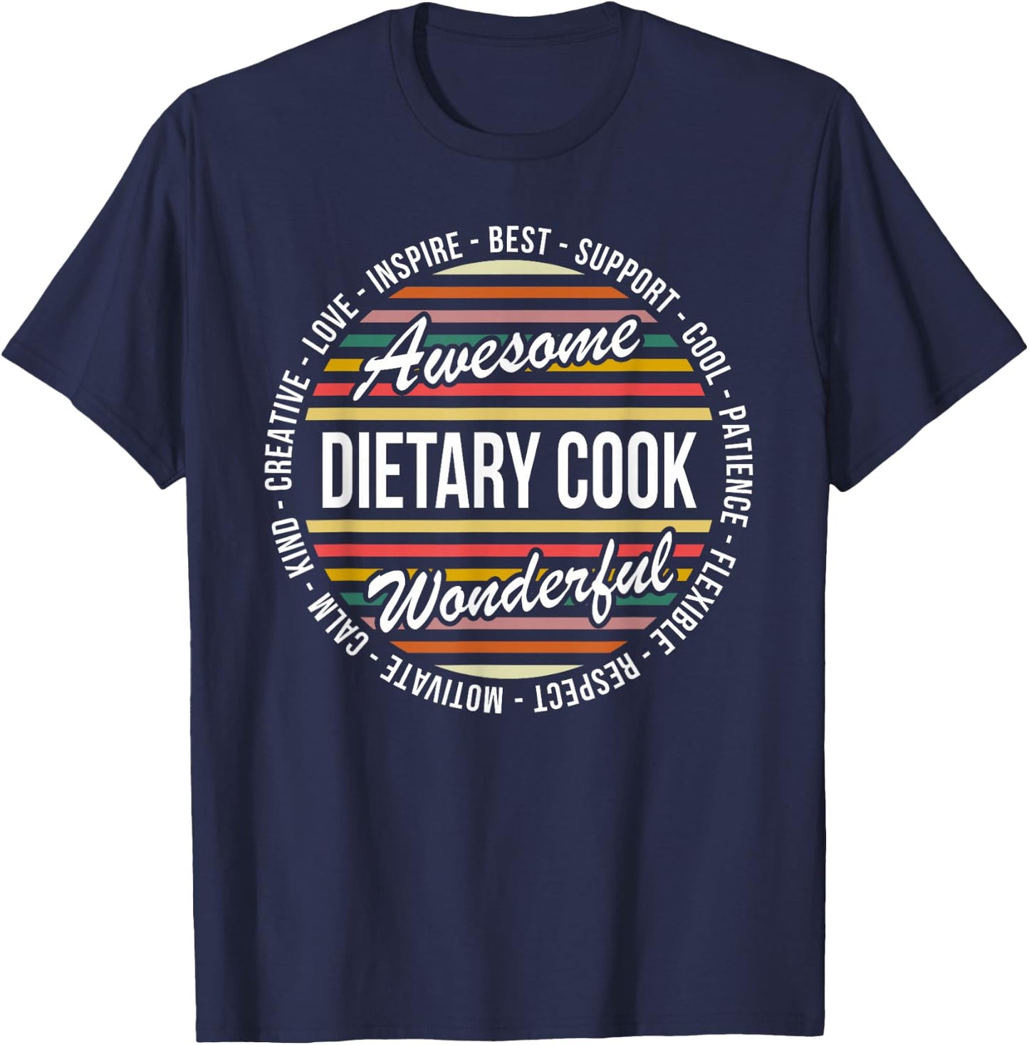 Dietary Cook Funny Dietary Week Gift Aide T-Shirt - T-Shirt | Navy
