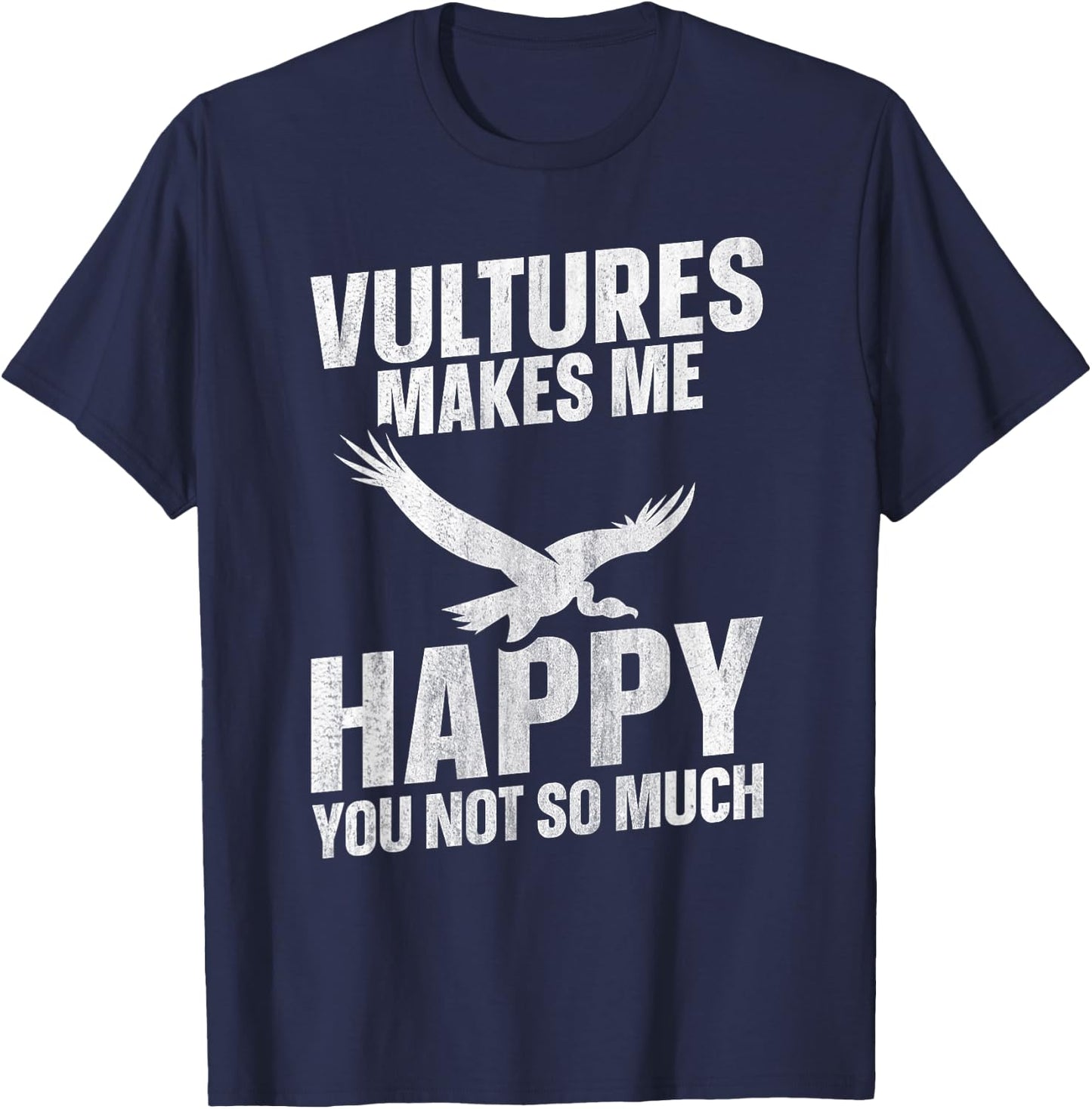 Vulture Scavenger Bird Vintage Vulture T-Shirt - T-Shirt | Navy