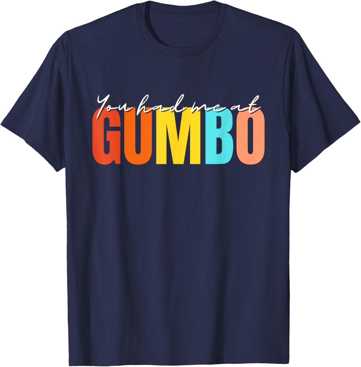 Gumbo Ist Mein Lieblingssoup Gourmet T-Shirt - T-Shirt | Navy