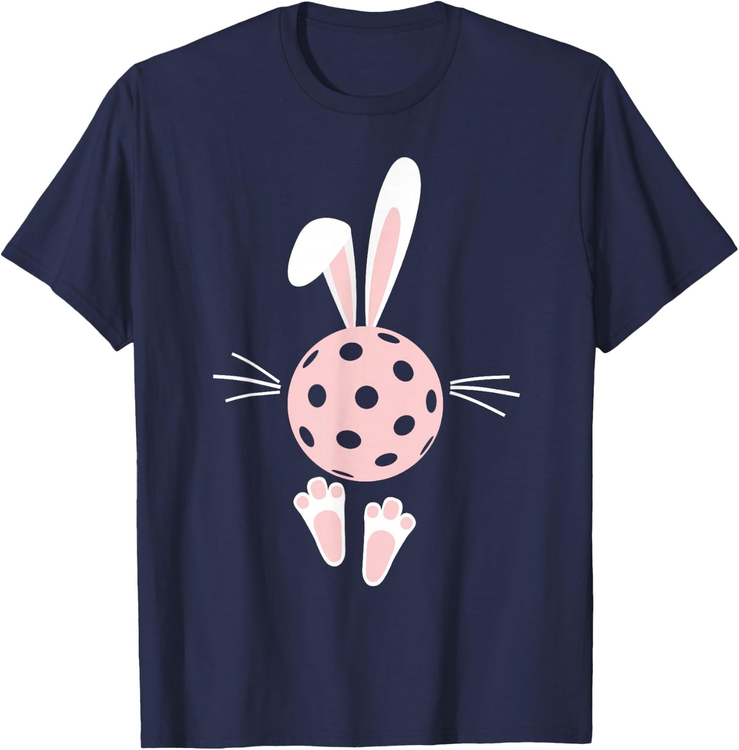 Pickleball Lover Easter Bunny Ears Feet Kids Toddler Adult T-Shirt - T-Shirt | Navy