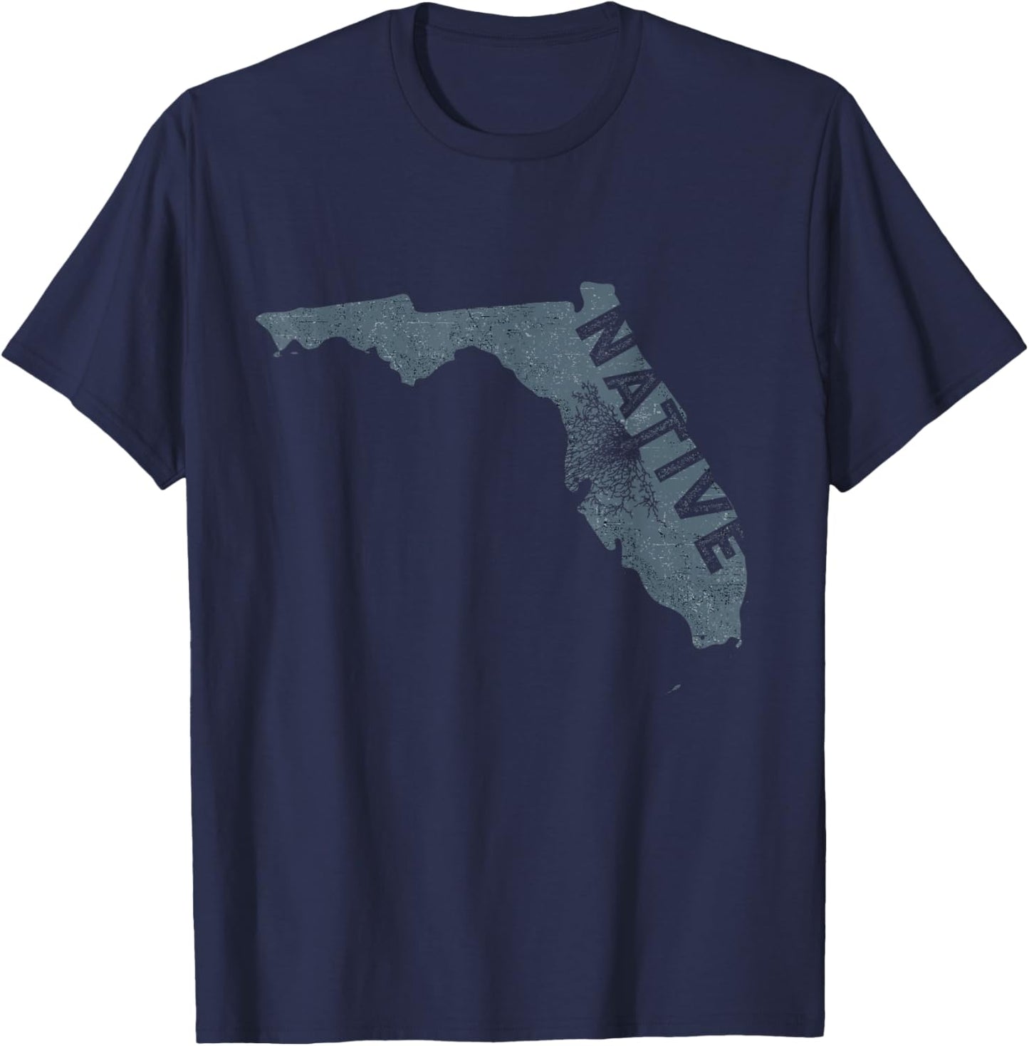 Native Florida Home State T-Shirt - T-Shirt | Navy