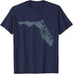 Native Florida Home State T-Shirt - T-Shirt | Navy