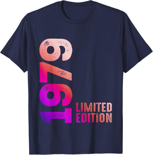 1979 Limited Edition 1979 Birthday Gift , Black, S T-Shirt - T-Shirt | Navy