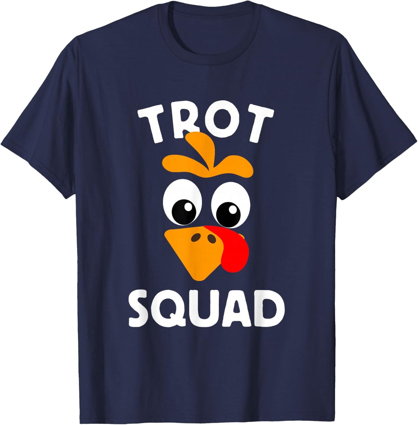 Turkey Trot Squad Running Apparel T-Shirt - T-Shirt | Navy