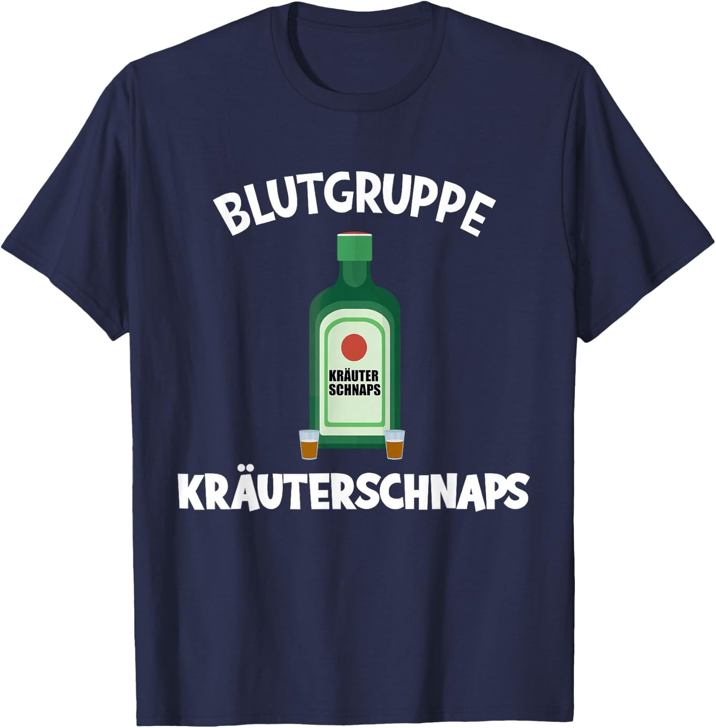 Blutrupp Herbal Schnapps , black T-Shirt - T-Shirt | Navy