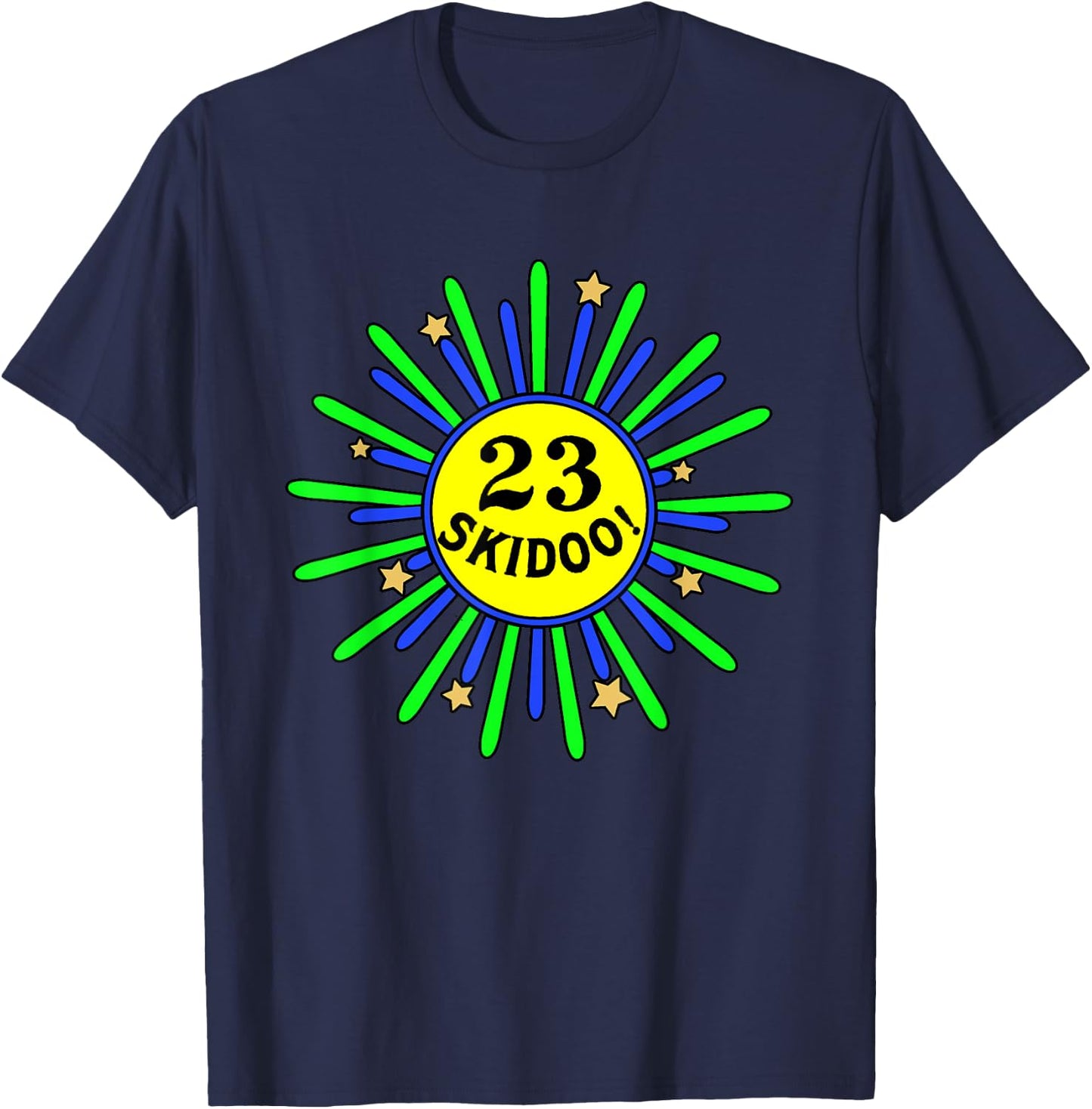 Funny 23 Skidoo T-Shirt - T-Shirt | Navy