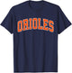 Retro Oriole Cute Oriole Gifts Women Men Kids Boys Girls T-Shirt - T-Shirt | Navy