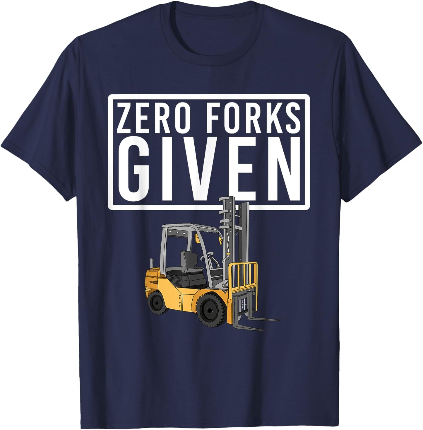 Funny Forklift Driver Art Women Forklift Operator T-Shirt - T-Shirt | Navy