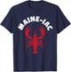 Maine-Iac Lobster Seafood Lover I Maine Lobster Lover T-Shirt - T-Shirt | Navy