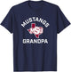Midwestern State University Mustangs Arched Grandpa T-Shirt - T-Shirt | Navy