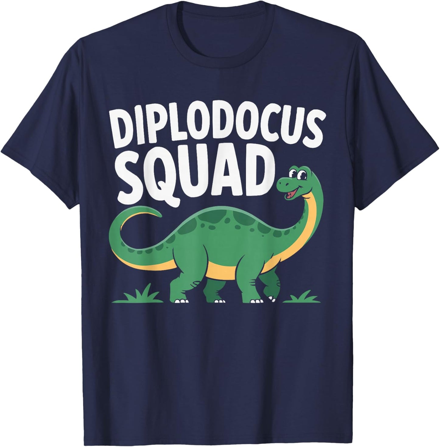 Diplodocus Dinosaur Paleontology Paleontologist Dino T-Shirt - T-Shirt | Navy