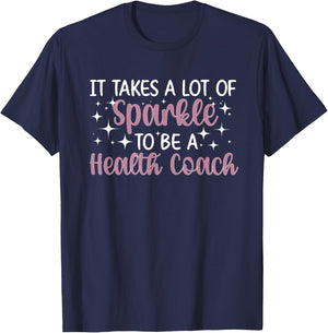 To Be A Health Coach Health Coaching T-Shirt - T-Shirt | Navy