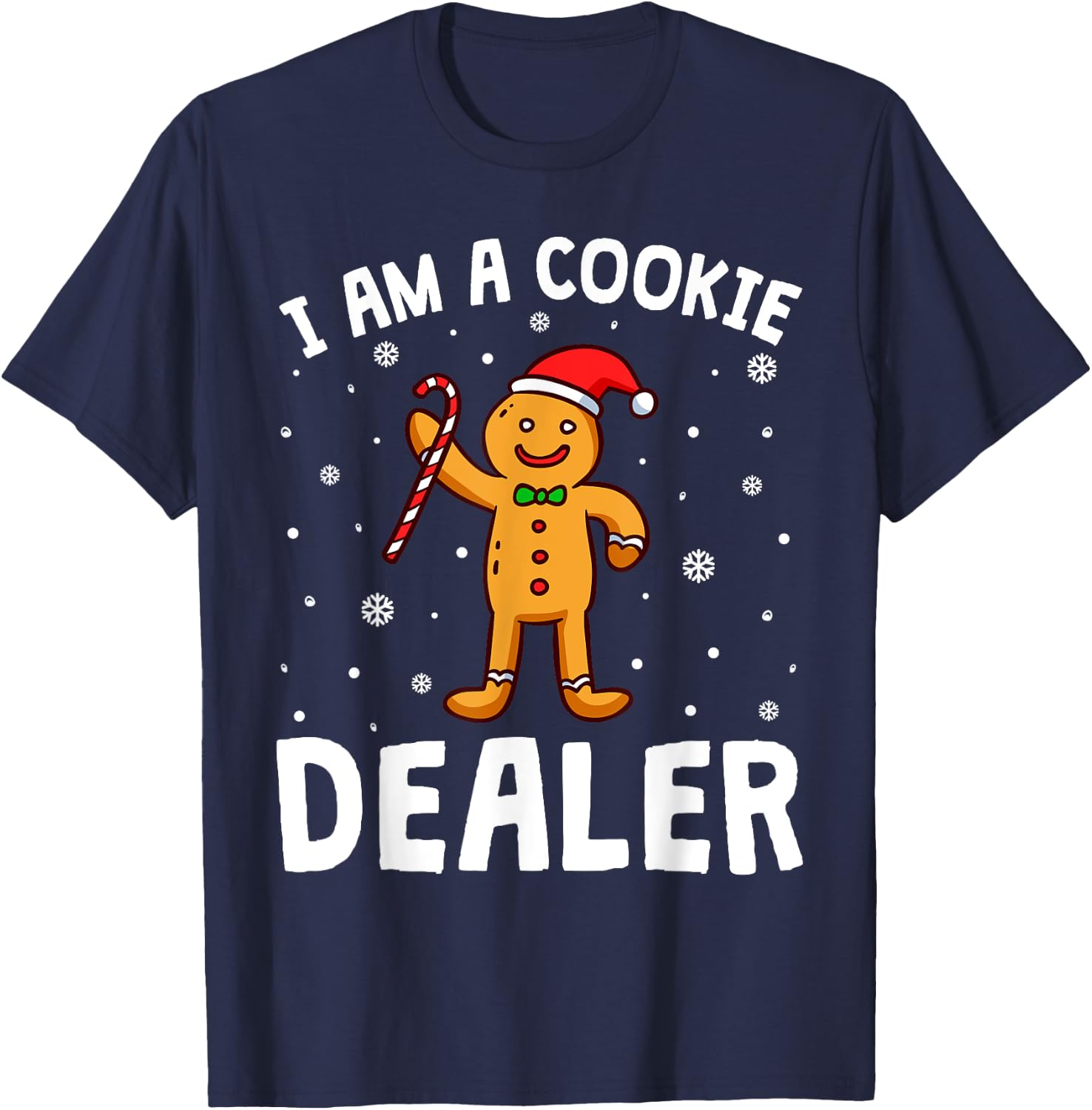 I'm A Cookie Dealer Christmas Seller Baking Crew Boys Girl T-Shirt - T-Shirt | Navy