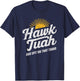 Hawk Tuah White Trash Party Attire Hillbilly Costume T-Shirt - T-Shirt | Navy
