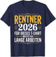 Rentner 2026 Ruhestand Pension Mann Rente 2026 T-Shirt - T-Shirt | Navy