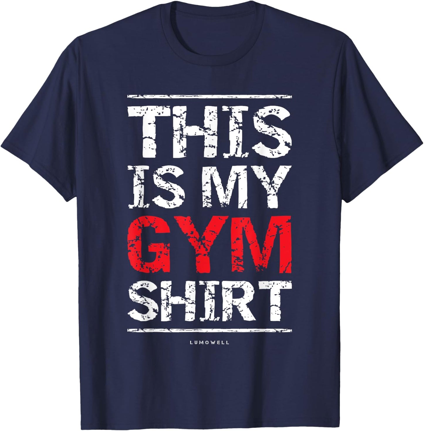 This Is My Gym Shirt - Funny Workout Fitness Shirts T-Shirt - T-Shirt | Navy