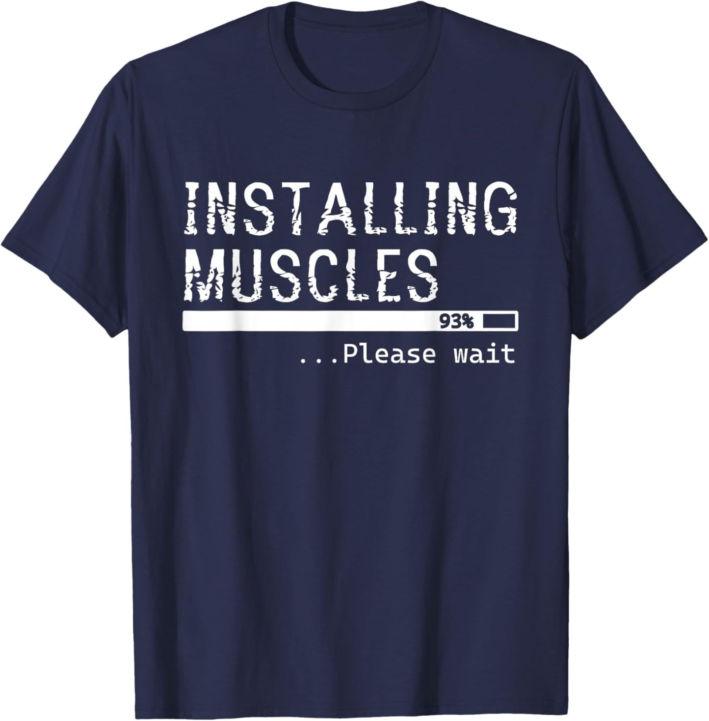 Funny Training with Quote , black T-Shirt - T-Shirt | Navy