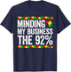Minding My Vintage Business The Women 92 Black History Month T-Shirt - T-Shirt | Navy