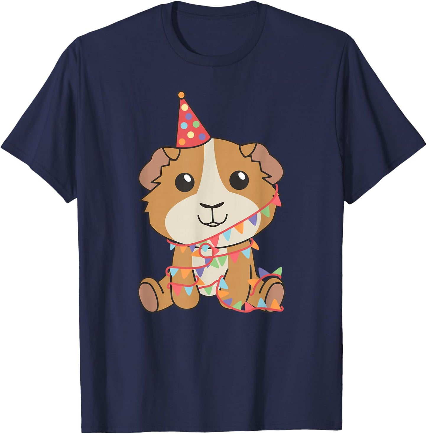 Guinea Pig Birthday For Children A Birthday T-Shirt - T-Shirt | Navy