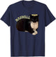 Funny Spinning Cat Maxwell The Tuxedo Cat Meme Women Girls Kids T-Shirt - T-Shirt | Navy