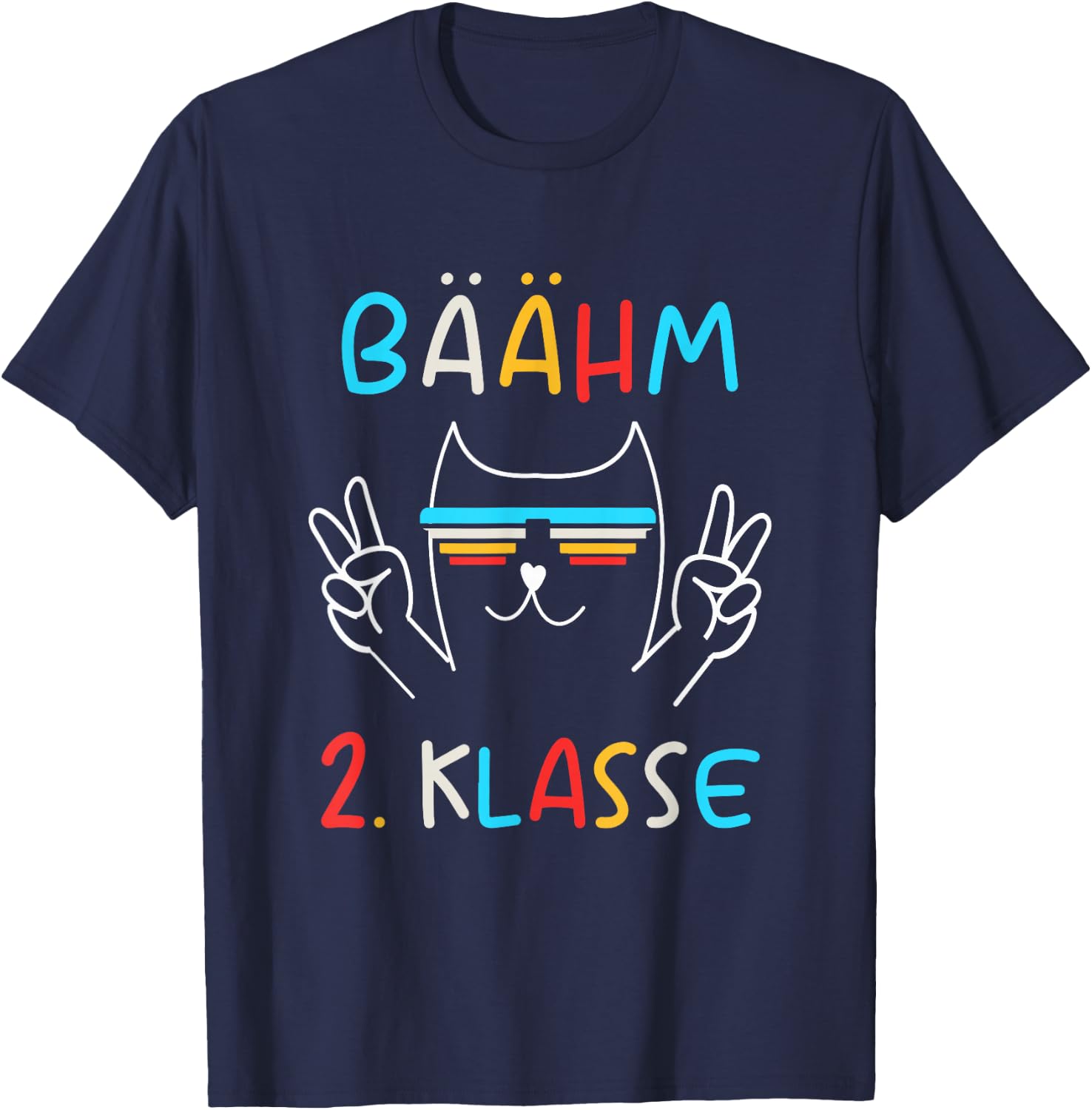 Bäähm 2. Klasse T-Shirt - T-Shirt | Navy