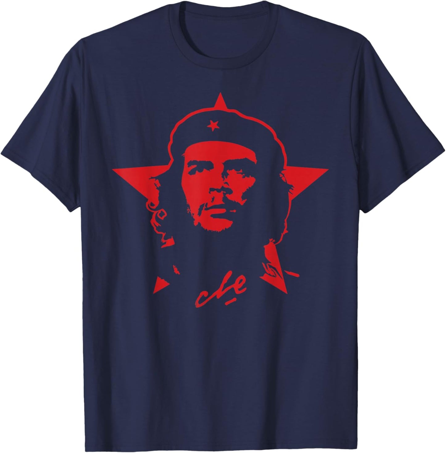 Che Guevara Star Revolution Rebel Cuba Vintage Graphic , black T-Shirt - T-Shirt | Navy