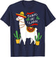 Como Se Llama Cactus Cute Cinco De Mayo Drink Shirt T-Shirt - T-Shirt | Navy