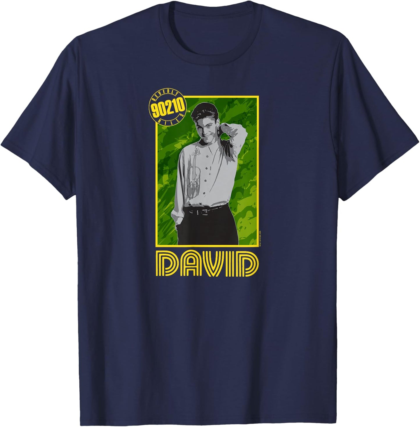 Beverly Hills 90210 - David T-Shirt - T-Shirt | Navy