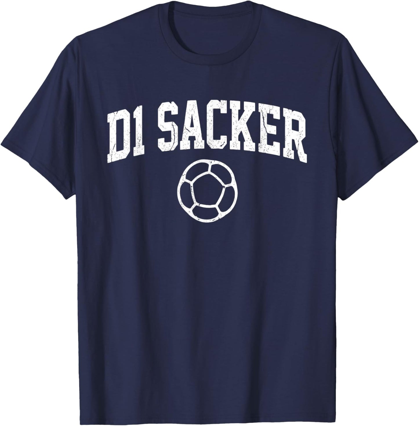 D1 Sacker Funny Hacky Sack T-Shirt - T-Shirt | Navy