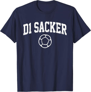 D1 Sacker Funny Hacky Sack T-Shirt - T-Shirt | Navy