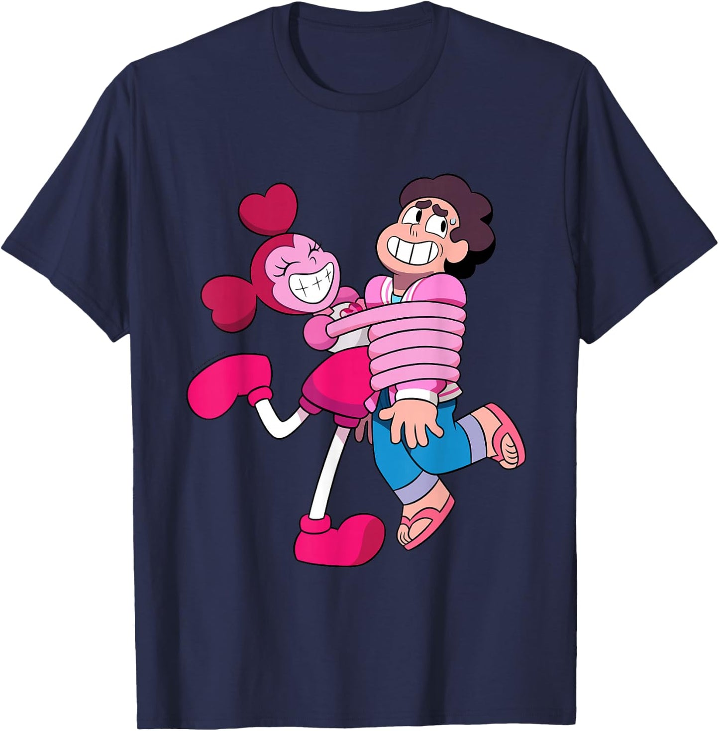 Steven Universe Spinel Loves Steven T-Shirt - T-Shirt | Navy