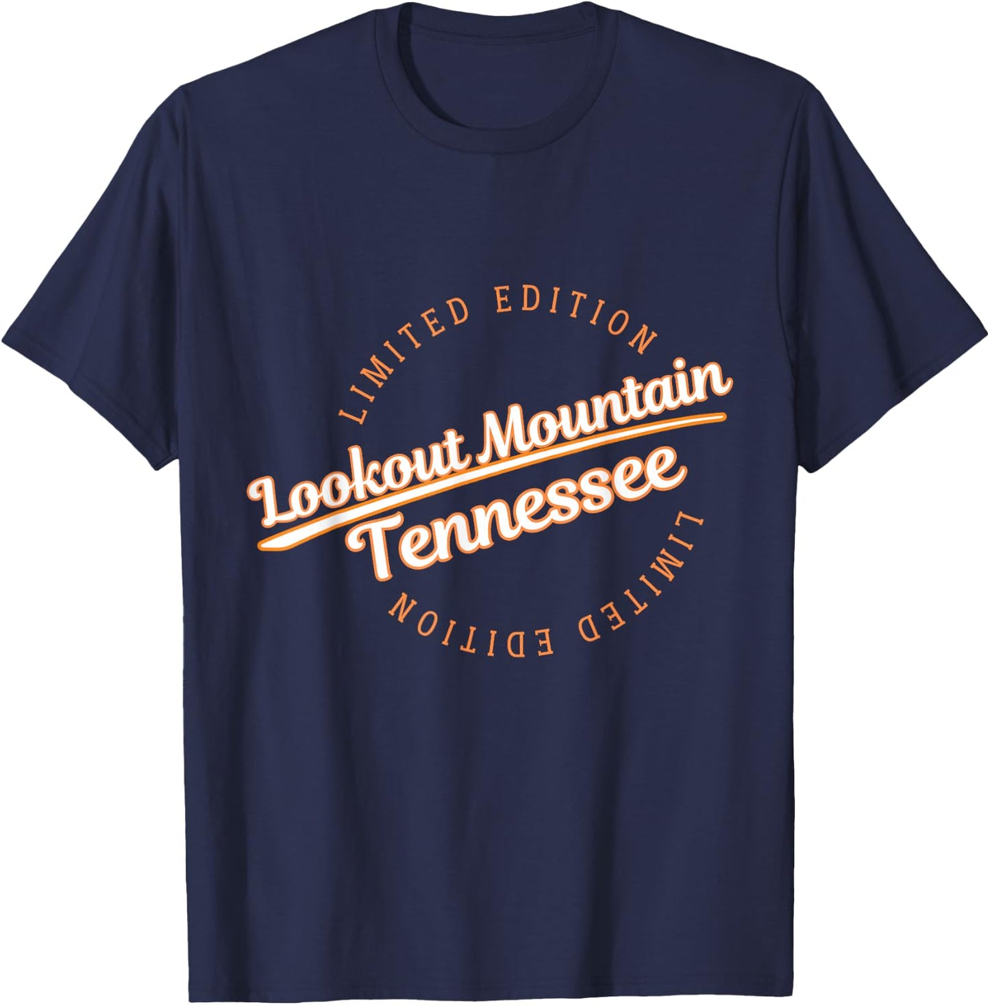 Retro Athletic Lookout Mountain TN Apparel T-Shirt - T-Shirt | Navy