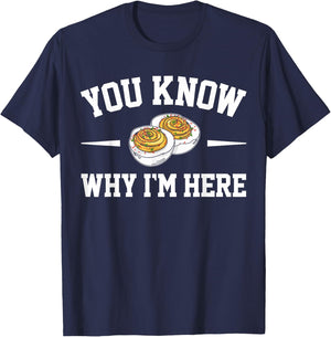 Thanksgiving You Know Why I'm Here Funny Deviled Egg T-Shirt - T-Shirt | Navy