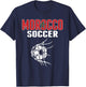 Morocco Soccer Ball In Net - Moroccan Football Supporters T-Shirt - T-Shirt | Navy
