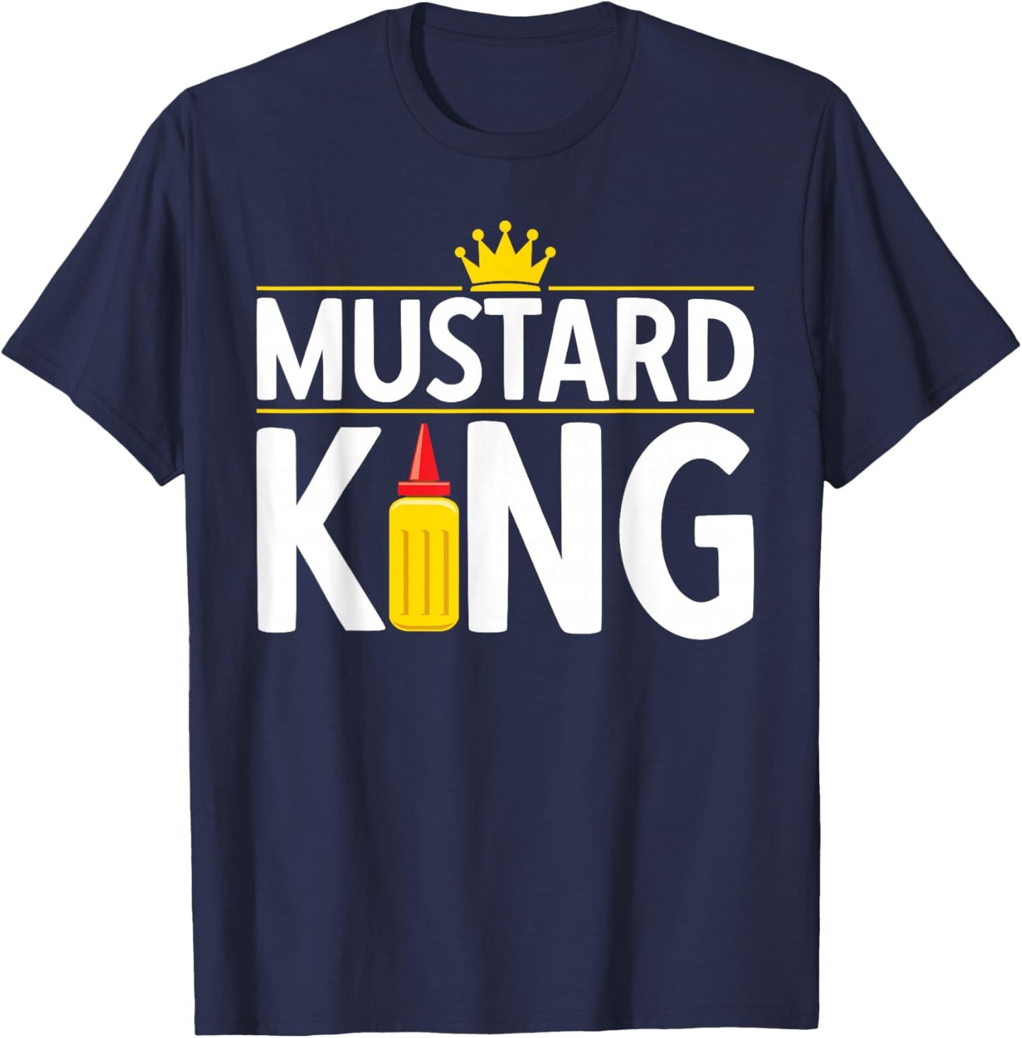 Mustard King Mustard T-Shirt - T-Shirt | Navy