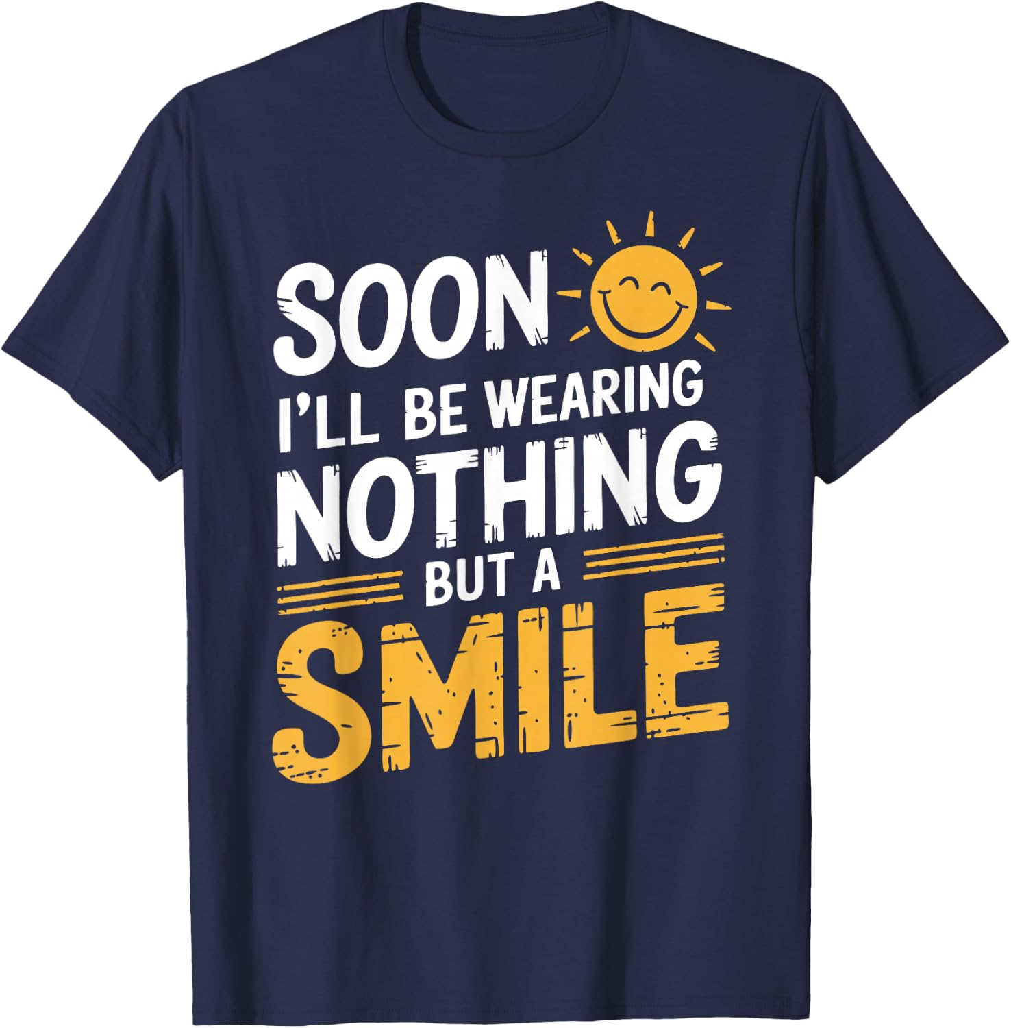 Nudist Nudism Naked Nudist Camp Naturist T-Shirt - T-Shirt | Navy