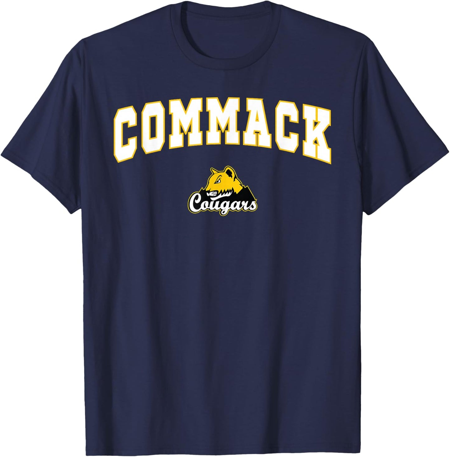 Commack High School Cougars T-Shirt - T-Shirt | Navy
