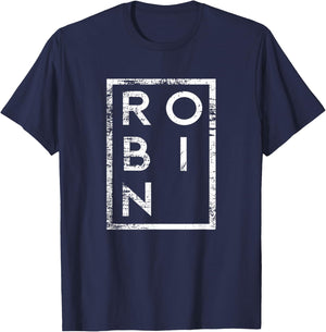Robin Minimalismus T-Shirt - T-Shirt | Navy